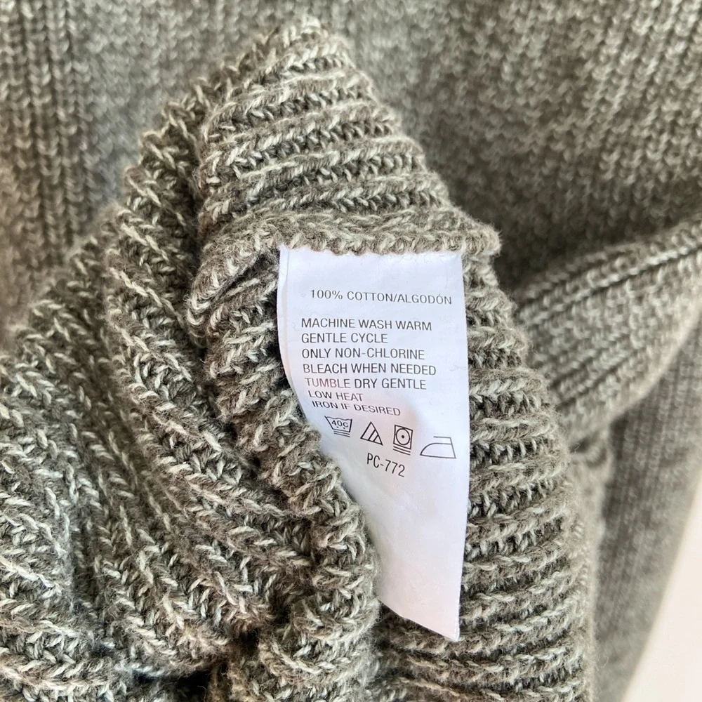 G.H. Bass & Co. Olive Knit Henley Sweater